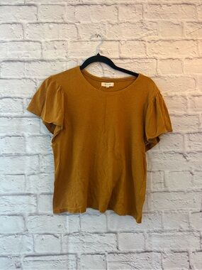Madewell Women’s Puff Sleeve Top - Mustard